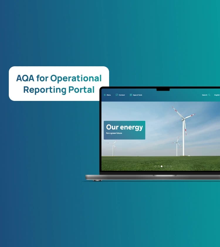 AQA for Operational Reporting Portal