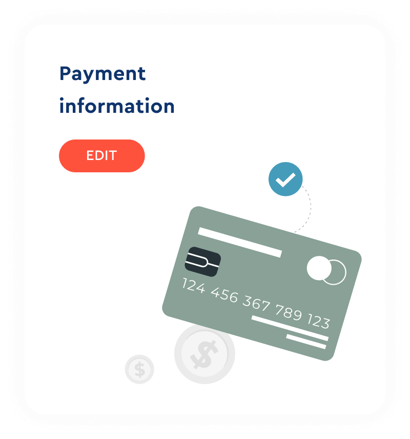 payment information