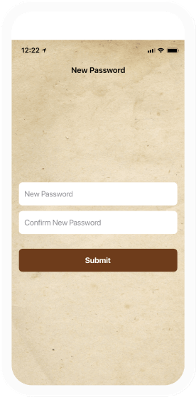 creating a new password