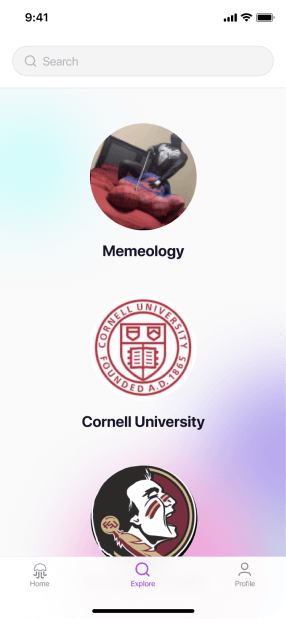 categories to explore