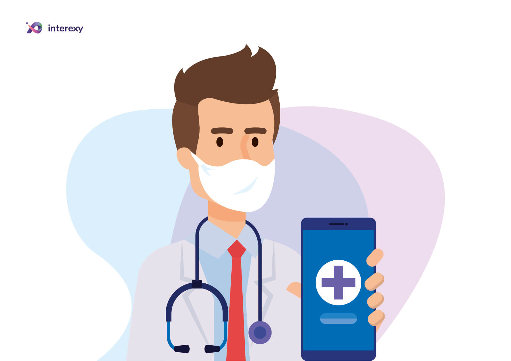doctor with a medical app